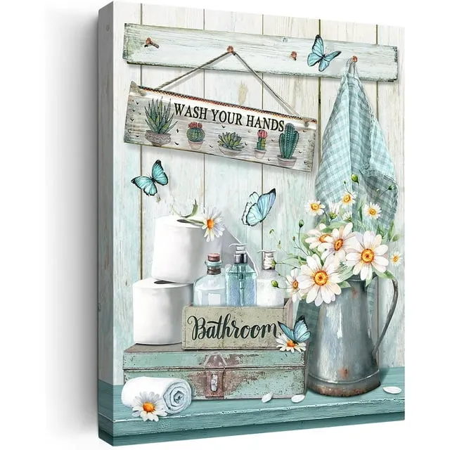 Farmhouse-Bathroom-Decor-Wall-Ar